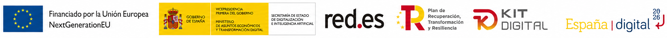 Programa Kit Digital · NextGenerationEU · Plan de Recuperación · red.es · España Digital
